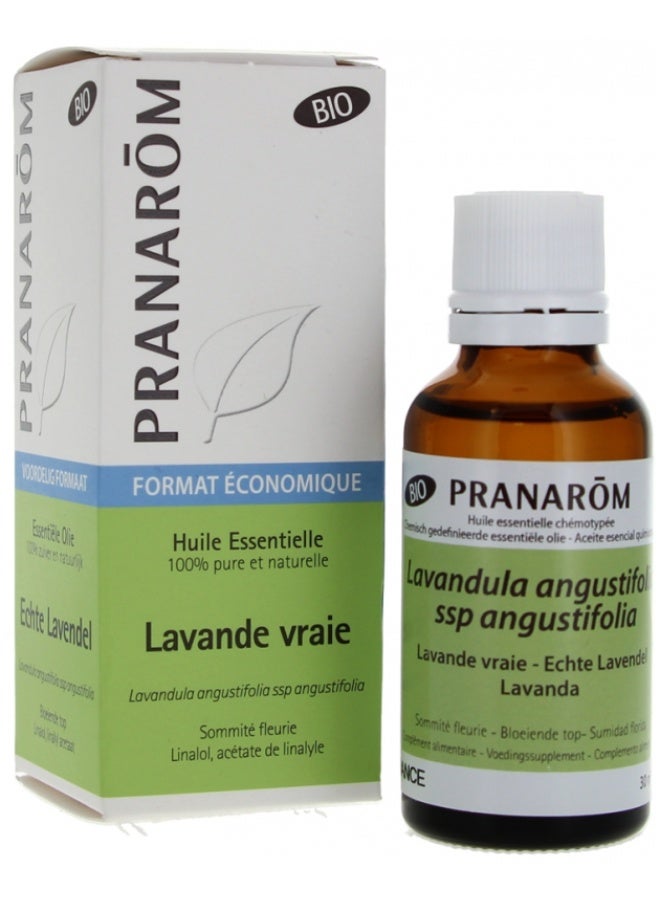 PRANAROM Pranarôm Essential Oil True Lavender (Lavandula Angustifolia) Organic 30ml - Image 1